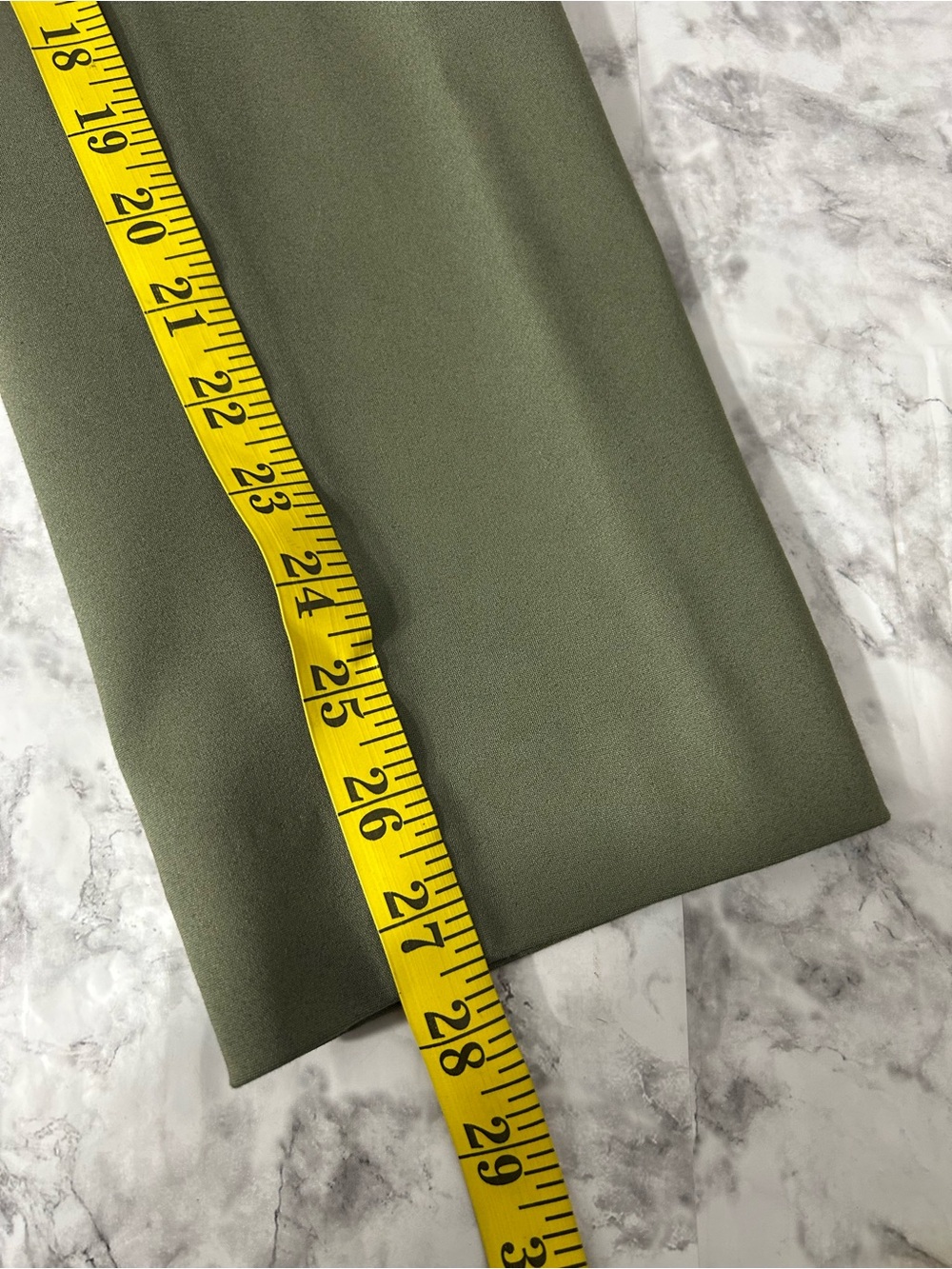 LOFT curvy Olive Green Cropped Straight-Leg Pants
7 - Picture 5 of 8